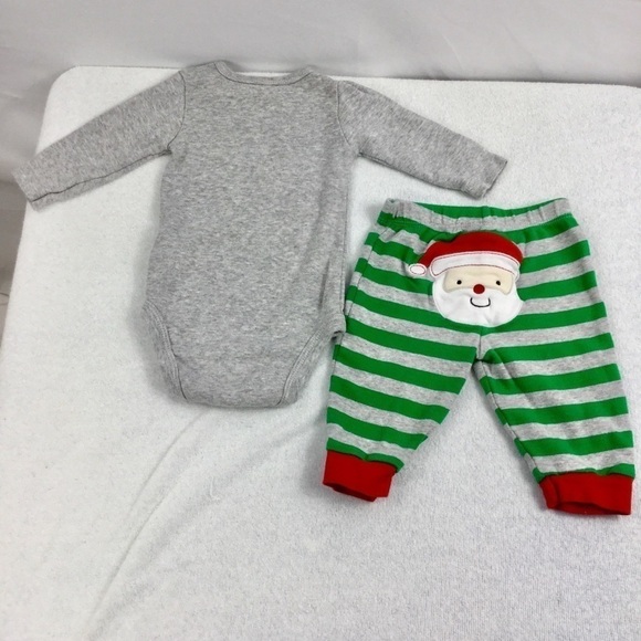 LOT of Winter Christmas Holiday Clothes Size 3 Months - Picture 7 of 9